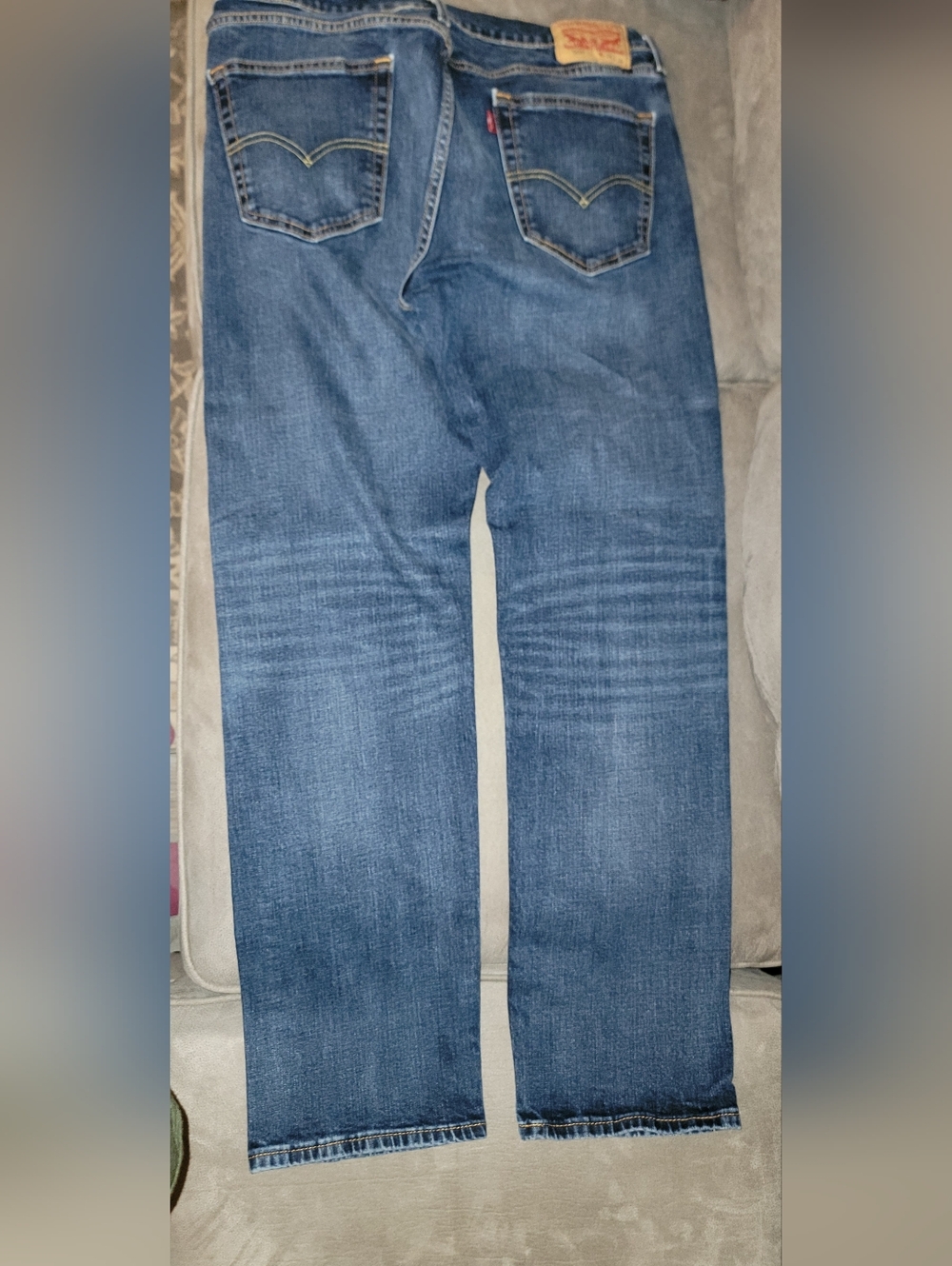 Levi's Classic Medium Wash Straight Leg Jeans- Men's 36/34.